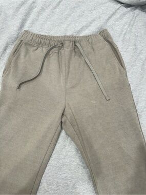 Zara Men's Beige Taupe Drawstring Joggers